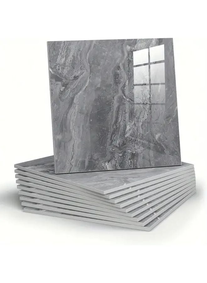 Cycleader رخام فاخر ذاتي اللصق بلاط الحائط 12 قطعة قشر عصا الكسوة الخلفية - Image 1